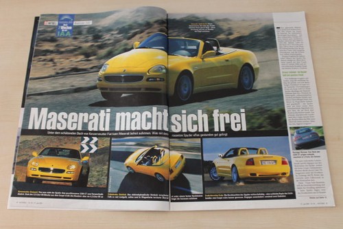 Auto bild 2001 maserati - auto, 30/2001