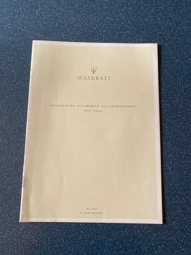 Prospekt maserati - prospekt,